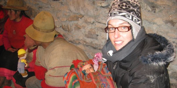 Dr Rachel Collings in Peru