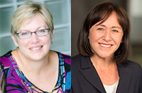 Ally Alker and Karen McMahon