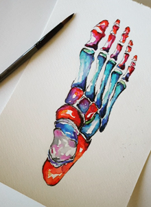 artwork foot